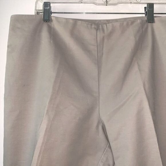 Charter Club Classic Fit Womens Pants Size 14 Gray Cotton Blend Side Zip - Picture 6 of 10